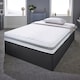 image 2 of Diamond 3D Memory Foam and Spring Hybrid Mattress Breathable CoolTouch Surface | White | Small Single