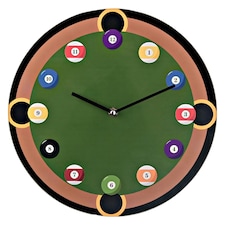 Hometime Round Wall Clock Pool Design | Multi
