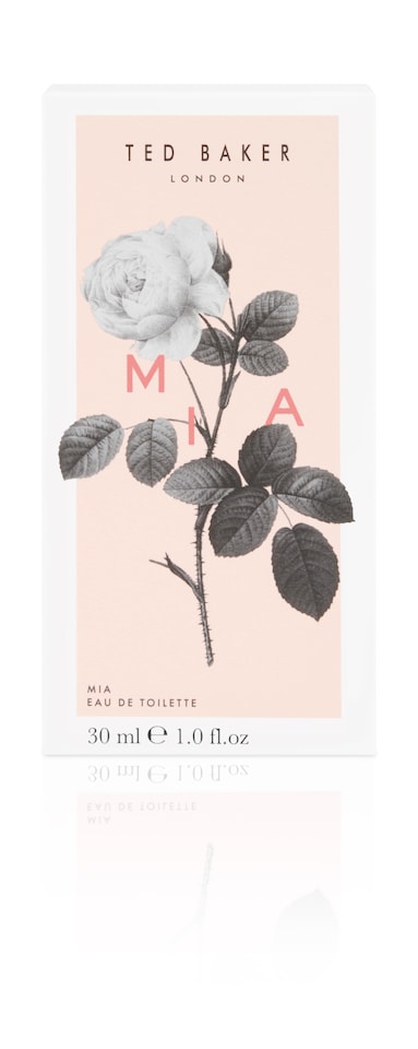 image 1 of DECON -  Ted Baker Floret Mia EDT, citrus, sweet raspberry and rose top notes with patchouli and amber base notes, glass bottle, Mia fragrance, 30ml | Black | Multi
