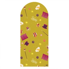 Wonka Gobstopper Green & Yellow Single Backdrop Cardboard Cutout 185cm