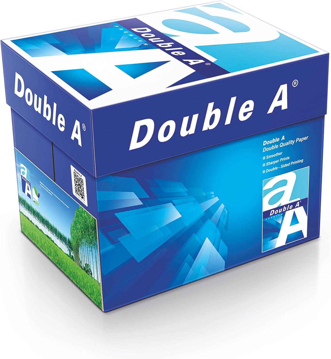 Double A A4 80gsm Printer Paper – 2500 Sheets, 5 Reams