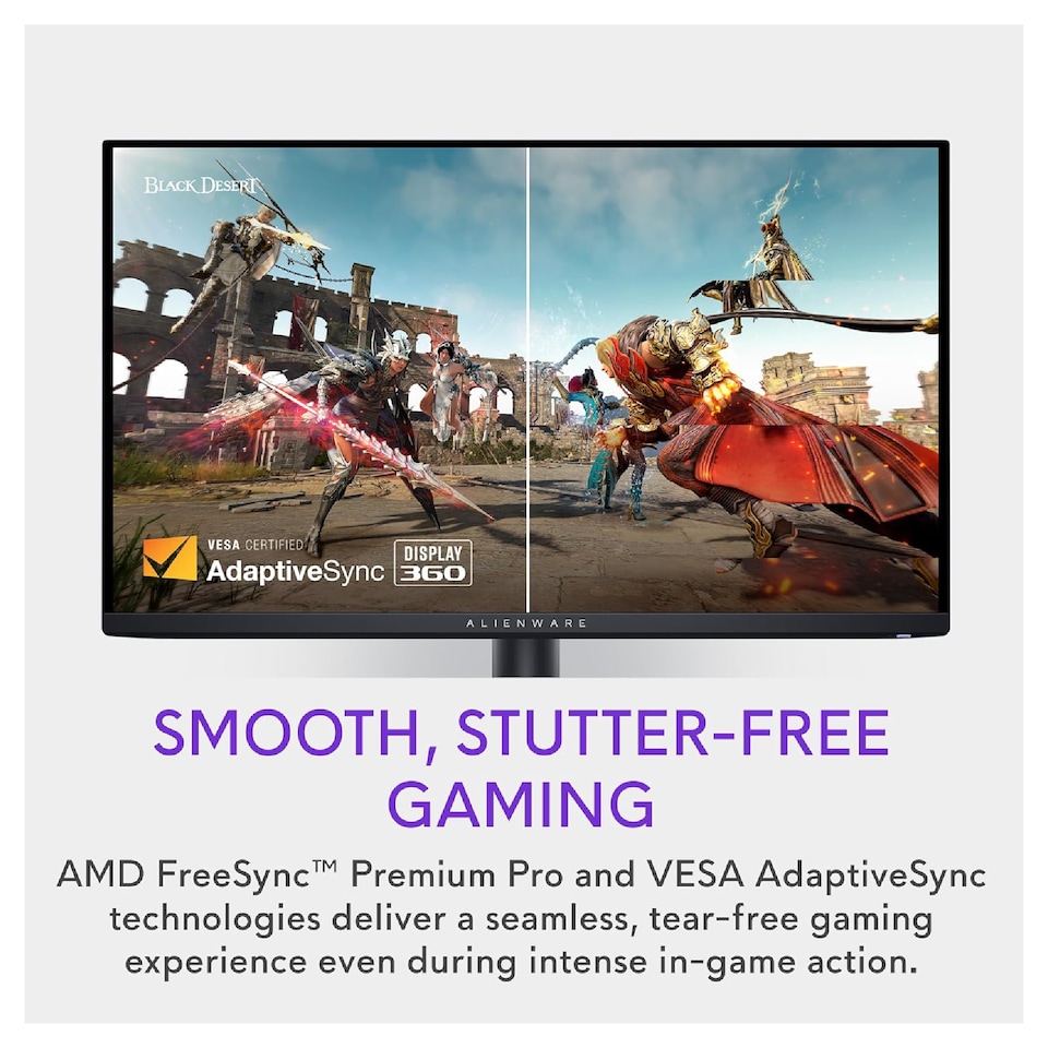 image 1 of Dell Alienware AW2725DF 27-Inch QD-OLED Quad HD 360Hz 0.03ms Freesync Height Adjusta