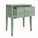 image 3 of Westerleigh End Table with Drawer in Green | Green | Green