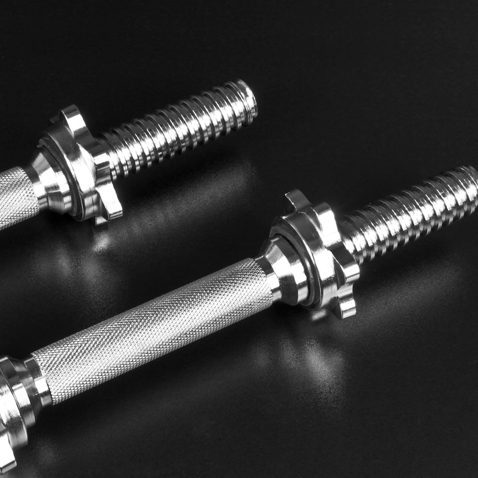 image 1 of Komodo 14 Inch Spinlock Dumbbell Bars