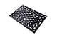 image 2 of Nicoman Victorian Style Rubber Outdoor Door Mat Black 60 x 40cm