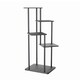 image 4 of Living and Home 5-Tier Modern Plant Stand Shelf Plant Display Rack | Black | 5 Tiers