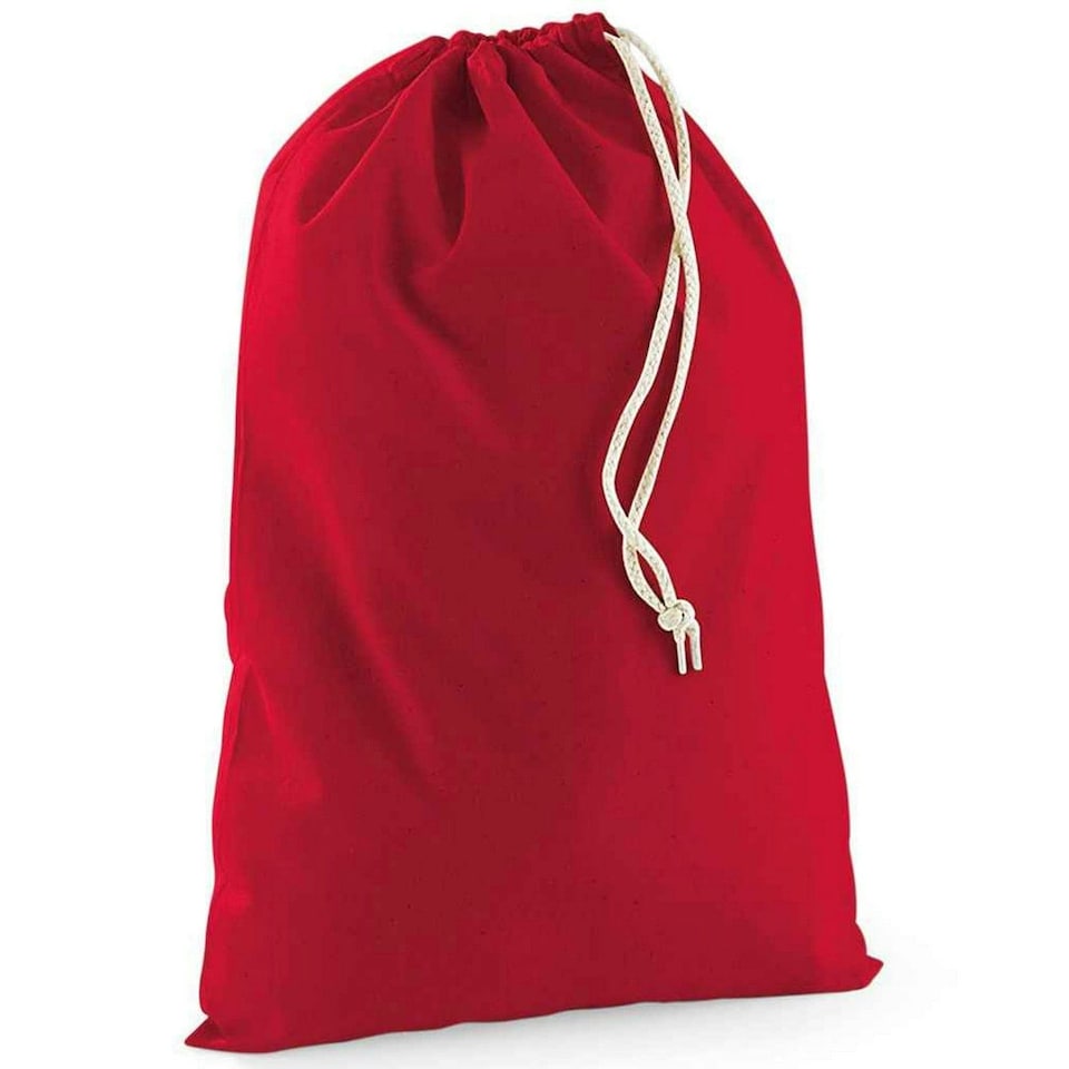 Westford Mill Drawstring Bag - Classic Red - L | Red | L