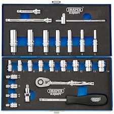 1/4" Sq.Dr 26Pc Socket Set Mc - 16476