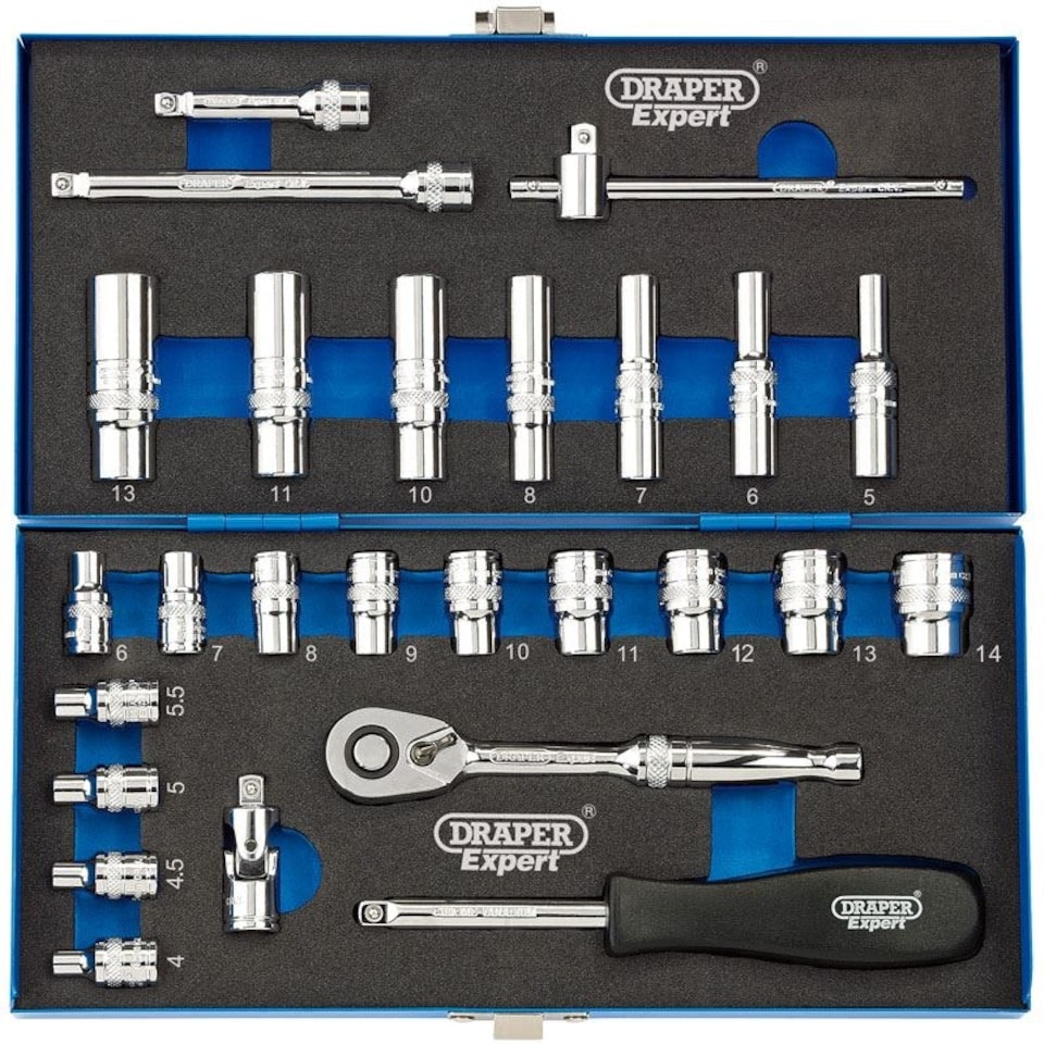 1/4" Sq.Dr 26Pc Socket Set Mc - 16476