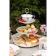 image 3 of Mikasa Cake Stand Alice in Wonderland Bone China 3 Tier | Multi