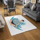 image 2 of Meditation Illustration (Rug) Blue | S
