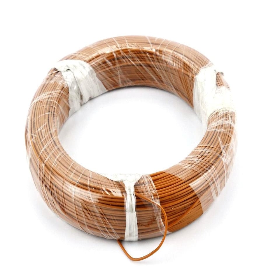 image 1 of Gaugemaster Electric Brown Wire (7 x 0.2mm) 100m