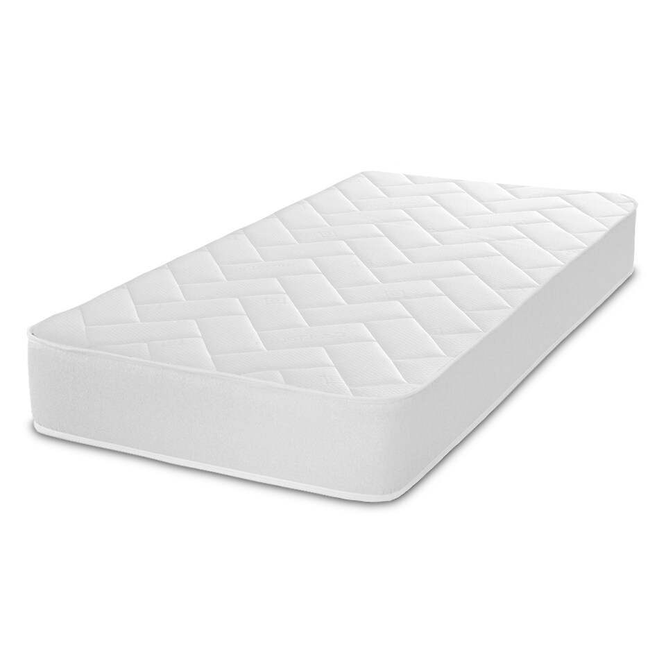 image 1 of Hybrid Spring and Memory Foam Mattress - Soft Firmness | White | Single