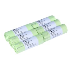 The Caddy Company 25 Litre Compostable Food Waste Bin Bags - 6 Rolls