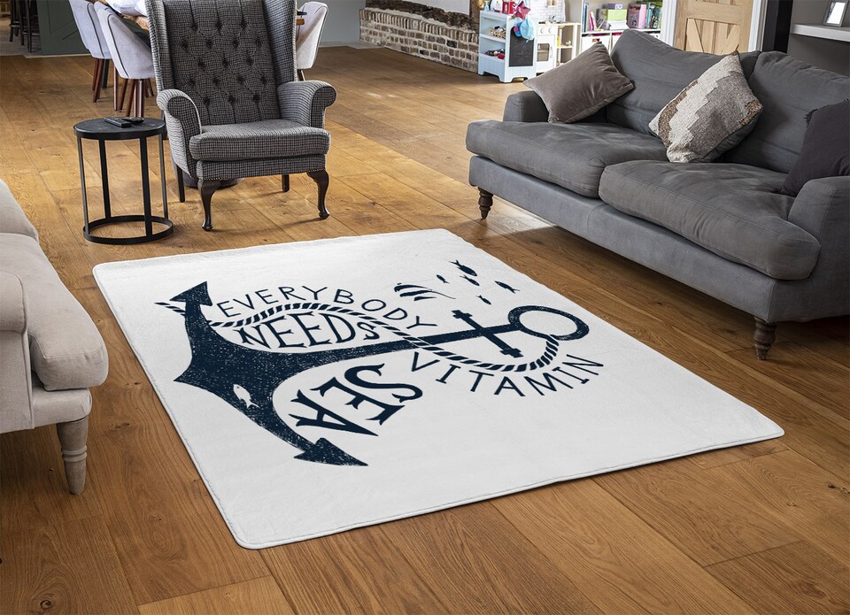 image 1 of Everybody Needs Vitamin Sea Rug | Multi