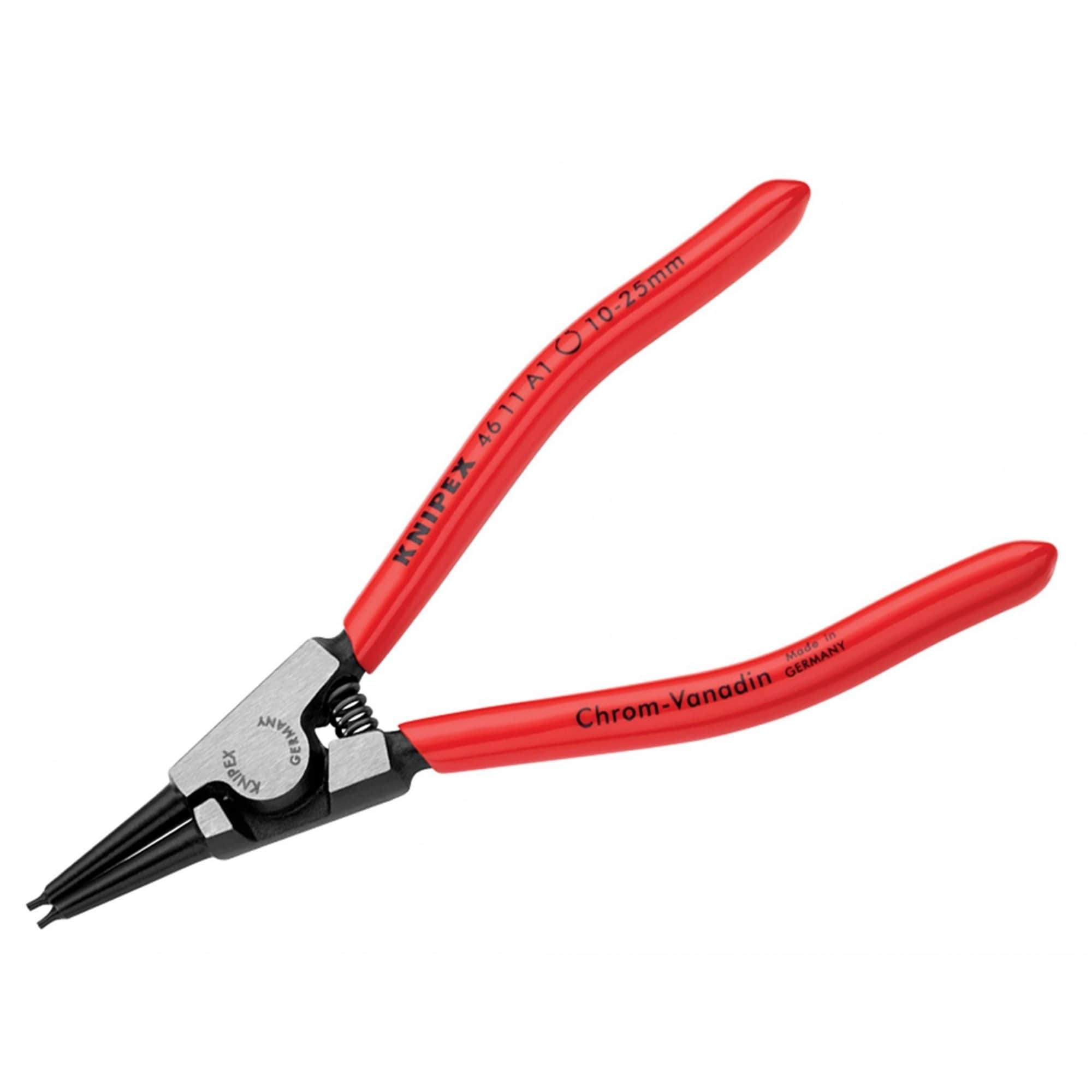 Knipex 46 11 Series External Straight Circlip Pliers Multi Multi Colour 10 - 25mm A1 1