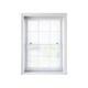 image 1 of 120cm White Faux Wood Venetian Blind With Strings 160cm Drop | White | White