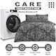 image 5 of VELVETIO Ananias Damask Complete Duvet Cover Set with Fitted Sheet Printed Bedding Quilt Grey | Double