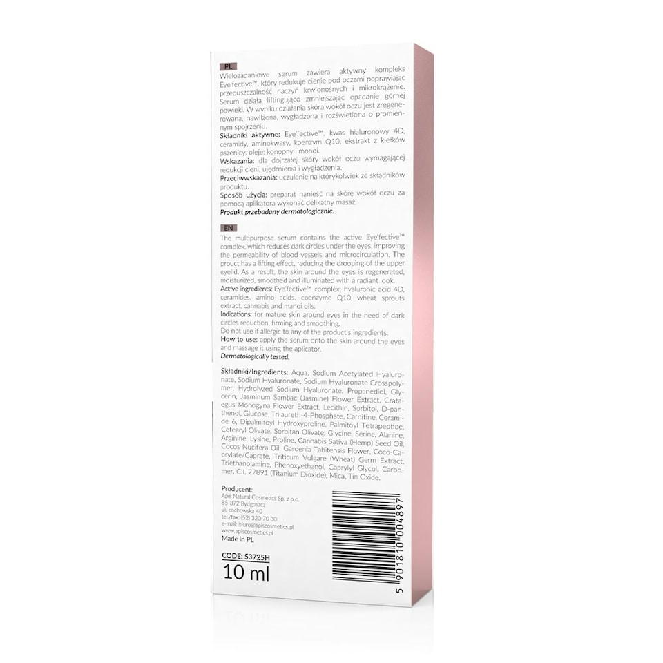 image 1 of Apis Lifting and Dark Circles Reducing Eye Serum with Eye'Fective™ Complex 10ml