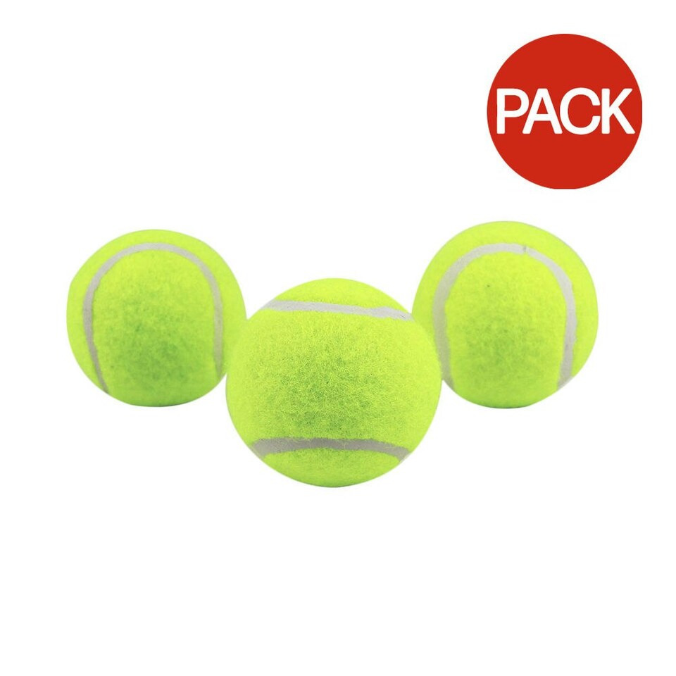 image 1 of Henbrandt Tennis Balls (Pack of 3) - Green - One Size