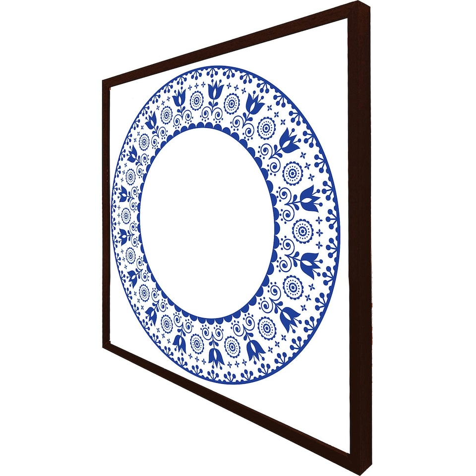image 1 of Folk art (Picture Frame) Brown | XS