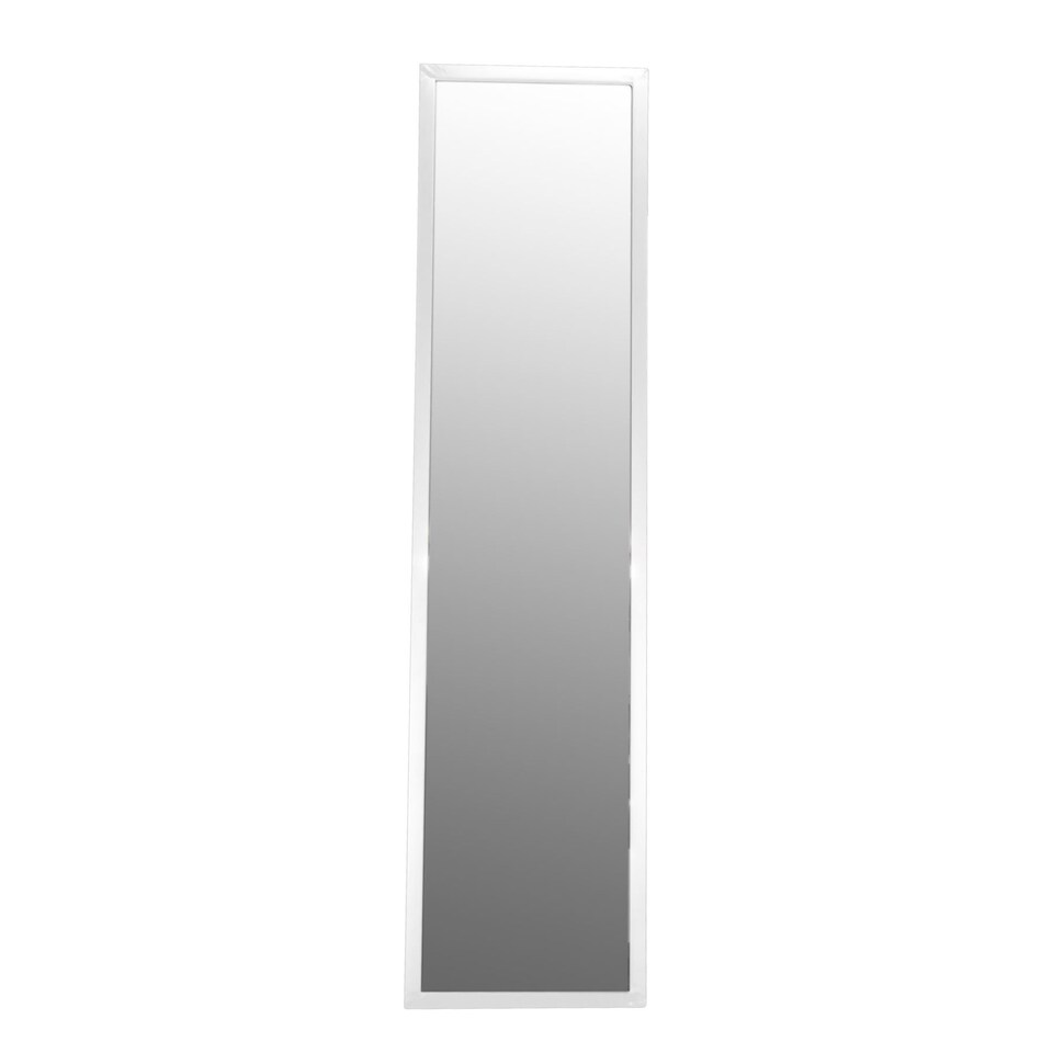 image 1 of Harbour Housewares Square Full-Length Mirror - 137cm x 35.5cm - White | White | White