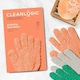 image 2 of Cleanlogic Bath and Body Exfoliating Stretch Body Gloves Contains 3 Pairs
