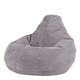image 4 of icon Dalton Kids Beanbag Corduroy Purple Set of 2 Purple