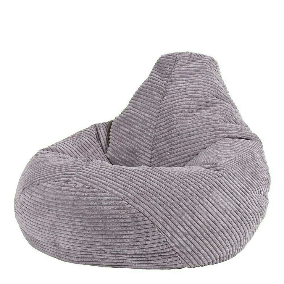 image 1 of icon Dalton Kids Beanbag Corduroy Purple Set of 2 Purple