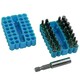 image 1 of 33pc Power Bit Screwdriver Holder Pozi Slotted Hex Torx Star Phillips Flathead