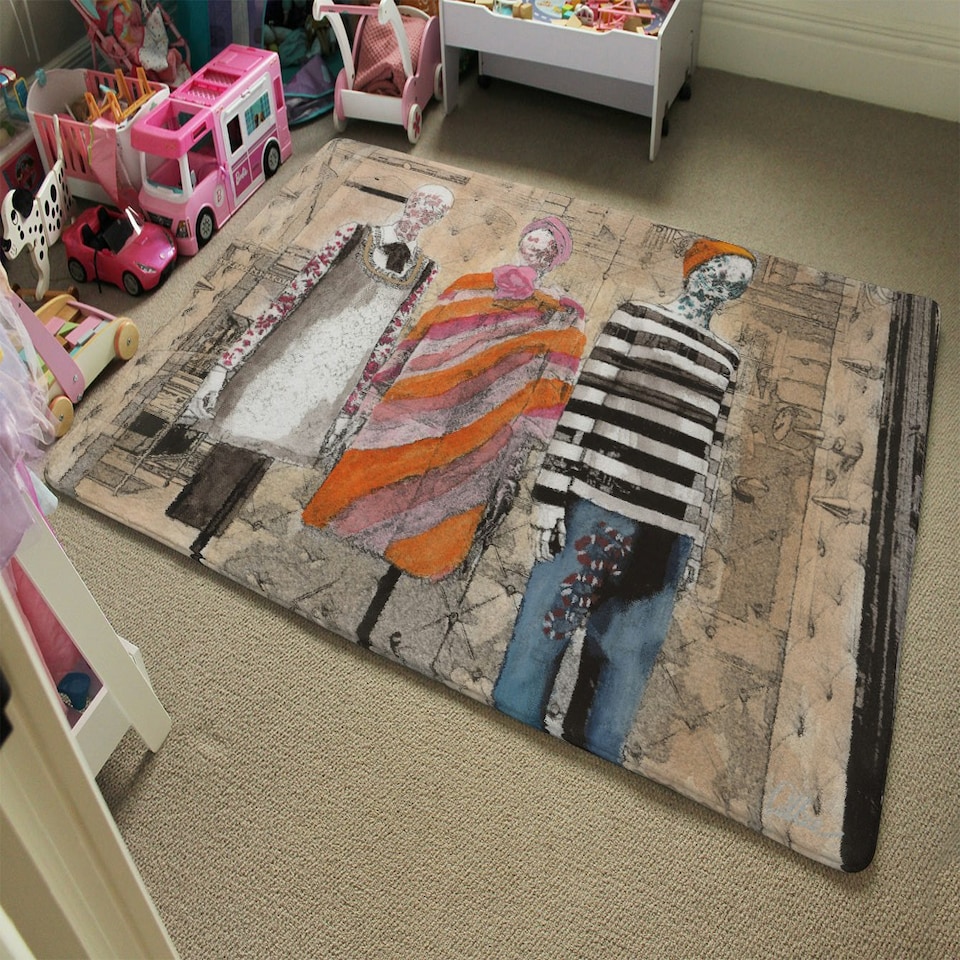 image 1 of Shopping the Look (Rug) Multi | Large: 140x200cm