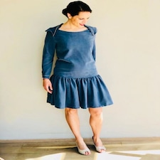 You Made My Day February Origami Blouse & Dress Paper Sewing Pattern – Women’s Dresses & Tops, UK Sizes 6–22, Intermediate