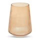 image 5 of Interiors by Premier Smoked Amber Glass Vase, Minimalist Flower Vase, Decorative Glass Vase, Small Flower Vase for Living Room Orange