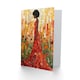 image 2 of Beauty Portrait Gradient Colour Flowers Him Her Birthday Card