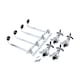 image 2 of Oypla 4 Bottle Wall Mounted Spirit Drink Dispenser Bar Shot Measurer Optics