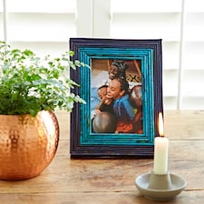Recycled Newspaper Photo Frame