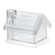 image 1 of MidOcean Mybank House Plastic Money Box - Transparent - One Size