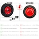 image 4 of Wheelbarrow Wheel 35cm Pneumatic Tyre Replacement 4.00-6, 150kg Load