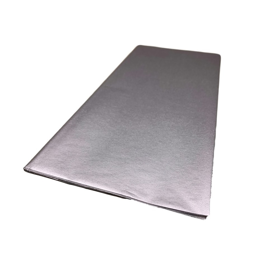 image 1 of Pack of 10 Silver 50x75cm Acid Free Tissue Paper