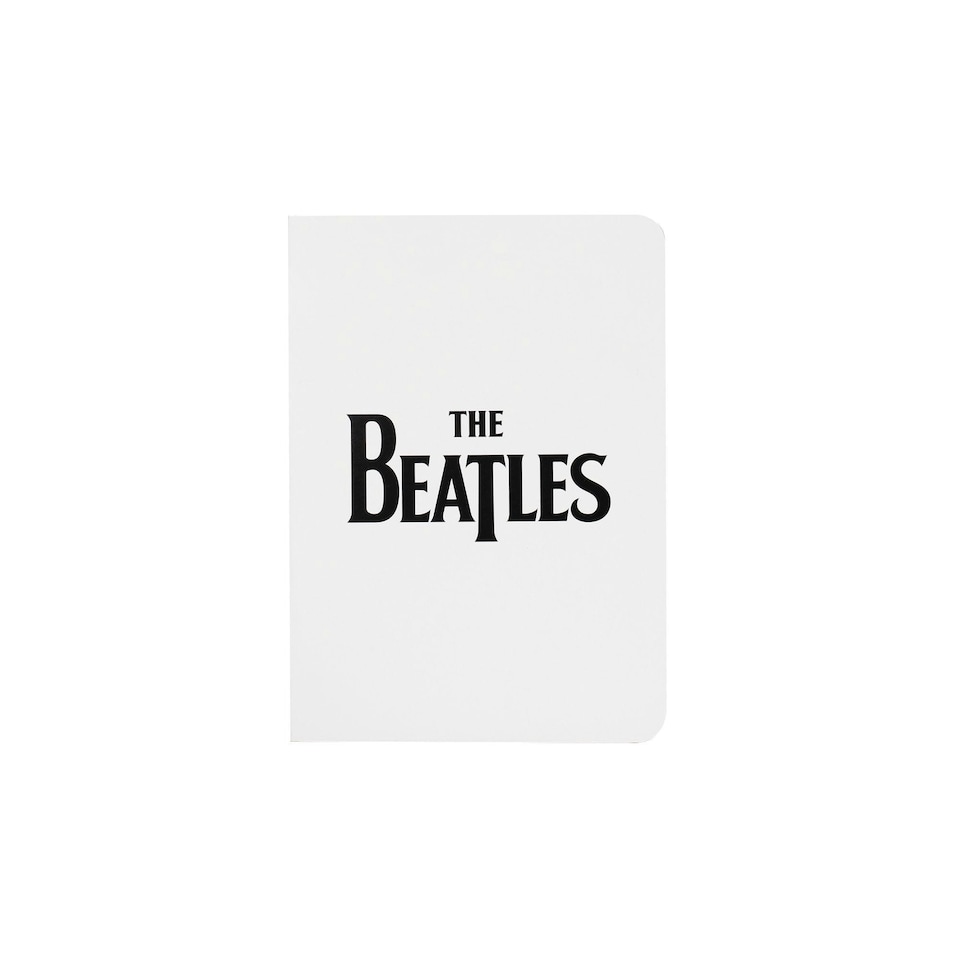 image 1 of A6 Notebook (Softcover) - The Beatles (Logo White)