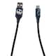 image 1 of Nightmare Before Christmas 6ft USB-A To Type-C Braided Charging Cable Jack Bats