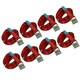 image 1 of 8 Pack Cam Buckle Strap Stainless Steel Metal 4m Tie Down Luggage Straps Marine