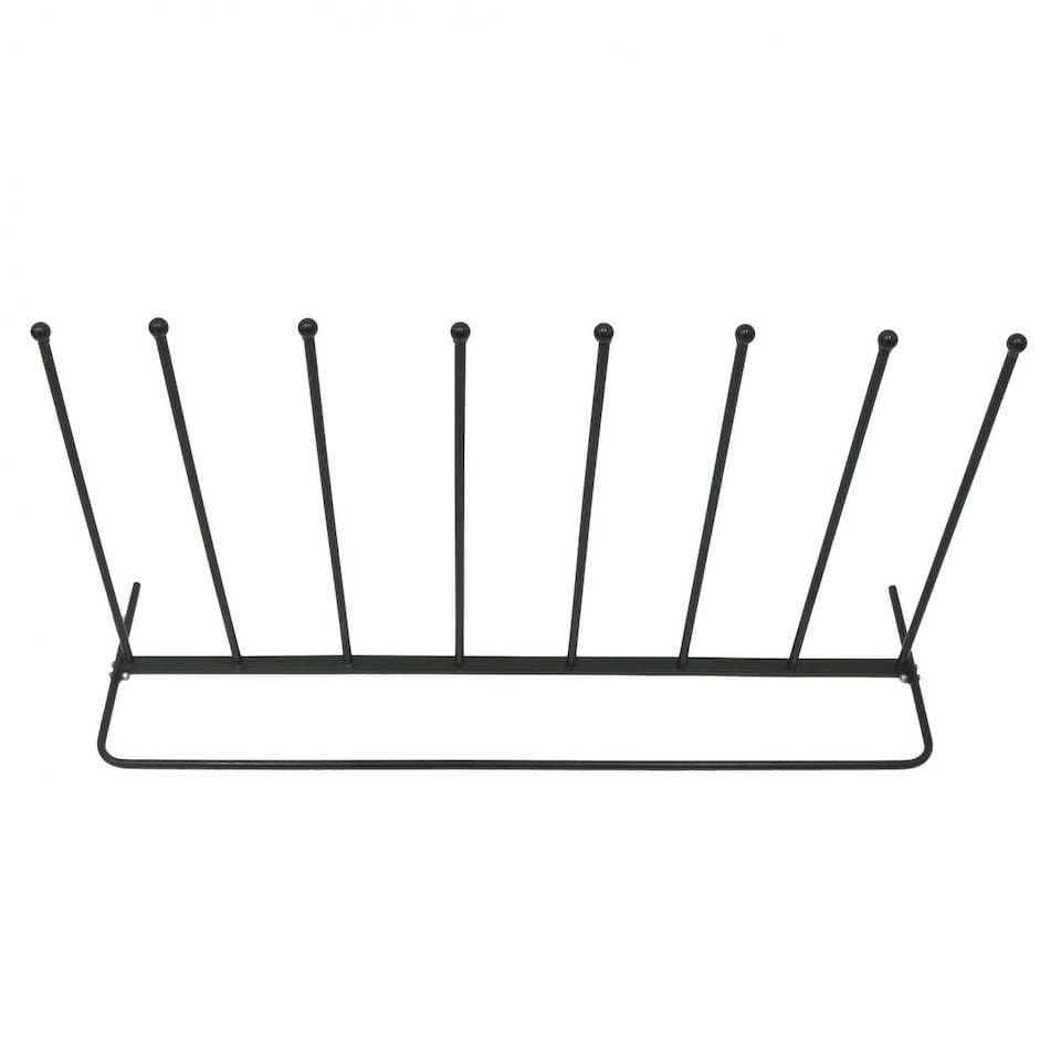 image 1 of 4 Pair Wellington Welly Walking Boot Rack Stand Storage Holder | Black