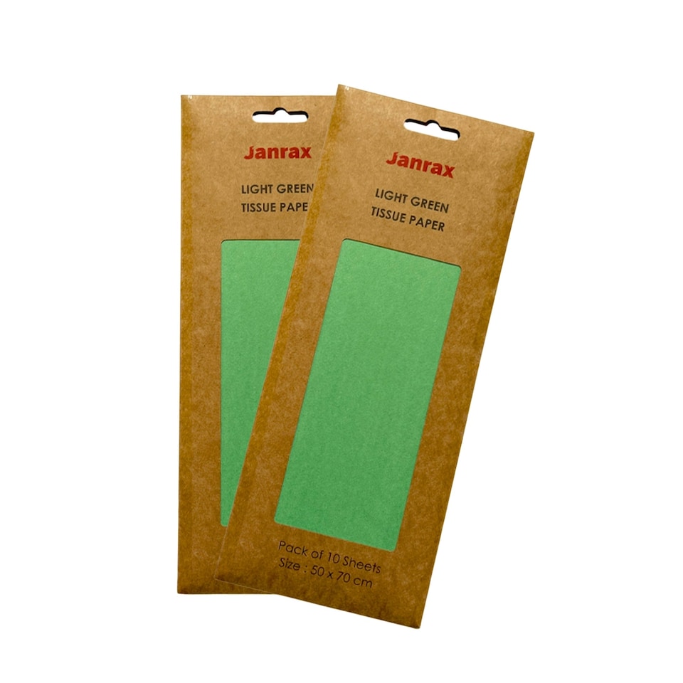 image 1 of Pack of 10 Light Green Acid Free 50 x 70cm Tissue Paper Sheets