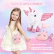 image 3 of 33‑in‑1 Unicorn Plush Toy Gift Set for Girls – Soft Cuddly Stuffed Animal with Diary, Stickers, Colouring Book & Accessories, Birthday Gift for Kids 3–10