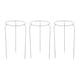 image 8 of Pack of 3 Tom Chambers Urban Metal Herbaceous Garden Plant Support Ring Medium 30cm x 50cm