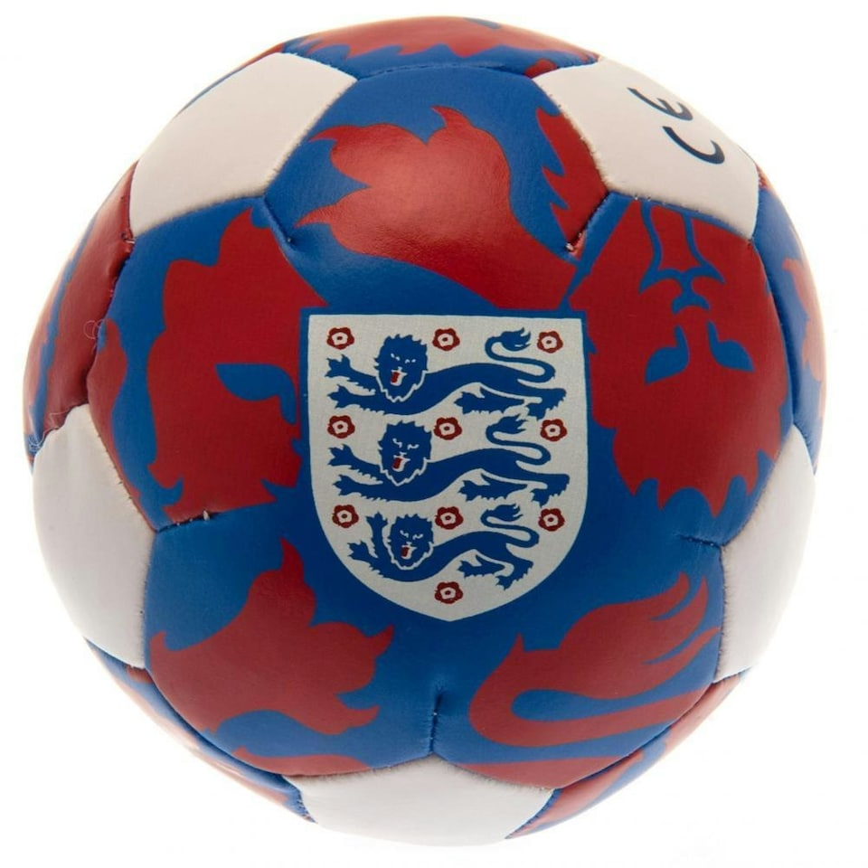 image 1 of England FA Soft Mini Football - Red/White/Blue - One Size