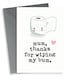 image 1 of Funny Bum Wipe Mother's Day Card