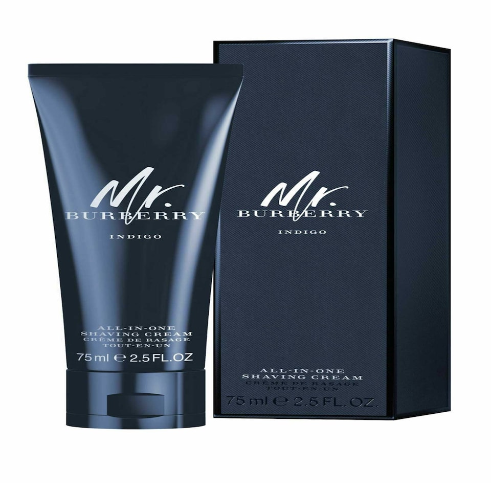 image 1 of Mr Burberry Indigo Shaving Cream All in One 75ml