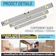 image 5 of Spirit Level Set 3 Pcs High Accuracy Spirit Level Lightweight 400 600 and 1000MM DIY Build 3 Bubble Level